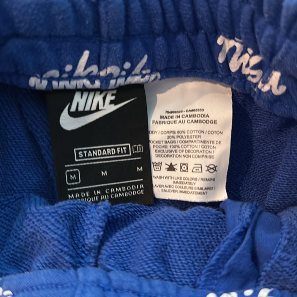 Nike Kids Royal Blue Logo Shorts - Picture 2 of 3